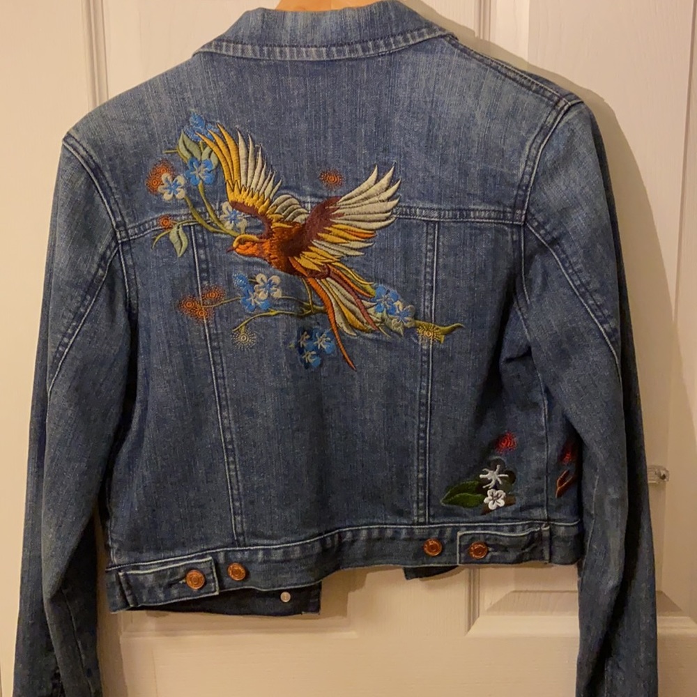 Seven Embroidered Denim Jacket